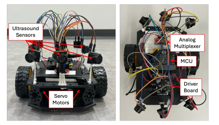 NavHD micro-robot hardware for indoor and real-world evaluation